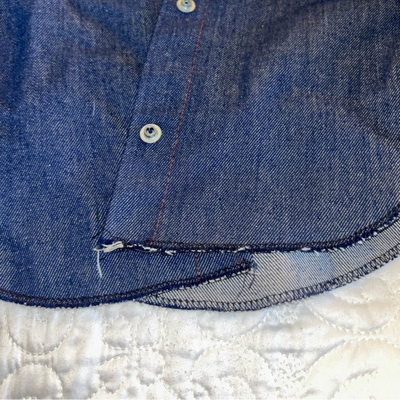 Tough skins Growing Girl Girls (Vintage) Jean Shirt /Jacket Size 7-EUC - Picture 8 of 9